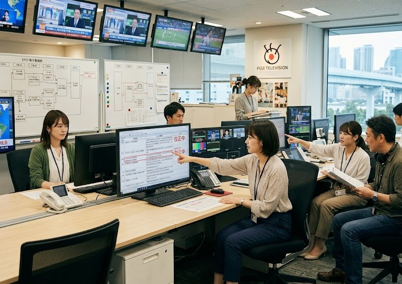 お台場テレビ局　電子番組表、テレビ欄解説の校正チェック テレワークあり